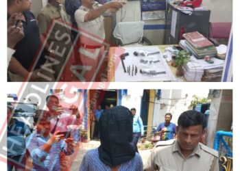ফের প্রচুর পরিমাণে বোমা,বন্দুক ও গুলি উদ্ধার করলো বর্ধমান থানার পুলিশ।গ্রেপ্তার ১।
