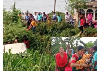 নিয়ন্ত্রণ হারিয়ে নয়ানজুলিতে নেমে গেলো বোলেরো গাড়ি।বরাত জোরে প্রাণরক্ষা এক শিশু সহ পাঁচজনের।