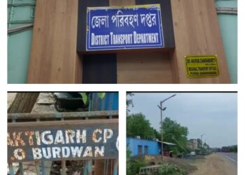 ‘ওভারলোড’ গাড়ির বিরুদ্ধে অভিযানে বেড়িয়ে ‘আক্রান্ত’ পরিবহন দপ্তরের কর্মীরা।